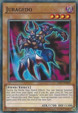 Juragedo (LED7-EN009) - Legendary Duelists: Rage of Ra Unlimited - Premium Yugioh Single from Konami - Just $0.25! Shop now at Game Crave Tournament Store