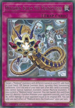 Meklord Astro the Eradicator (LED7-EN022) - Legendary Duelists: Rage of Ra 1st Edition - Premium Yugioh Single from Konami - Just $0.25! Shop now at Game Crave Tournament Store