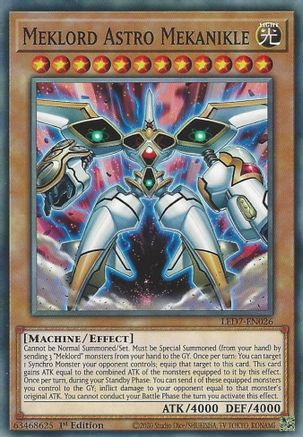 Meklord Astro Mekanikle (LED7-EN026) - Legendary Duelists: Rage of Ra 1st Edition - Premium Yugioh Single from Konami - Just $0.25! Shop now at Game Crave Tournament Store