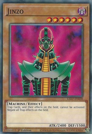 Jinzo (LED7-EN038) - Legendary Duelists: Rage of Ra 1st Edition - Premium Yugioh Single from Konami - Just $0.25! Shop now at Game Crave Tournament Store