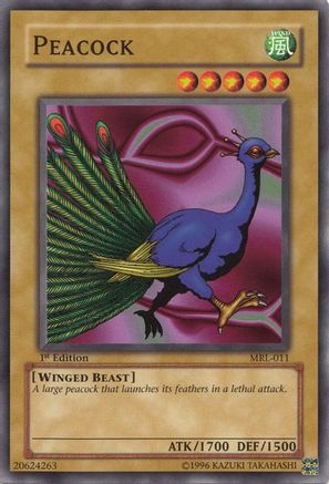 Peacock (MRL-011) - Magic Ruler 1st Edition - Premium Yugioh Single from Konami - Just $0.25! Shop now at Game Crave Tournament Store