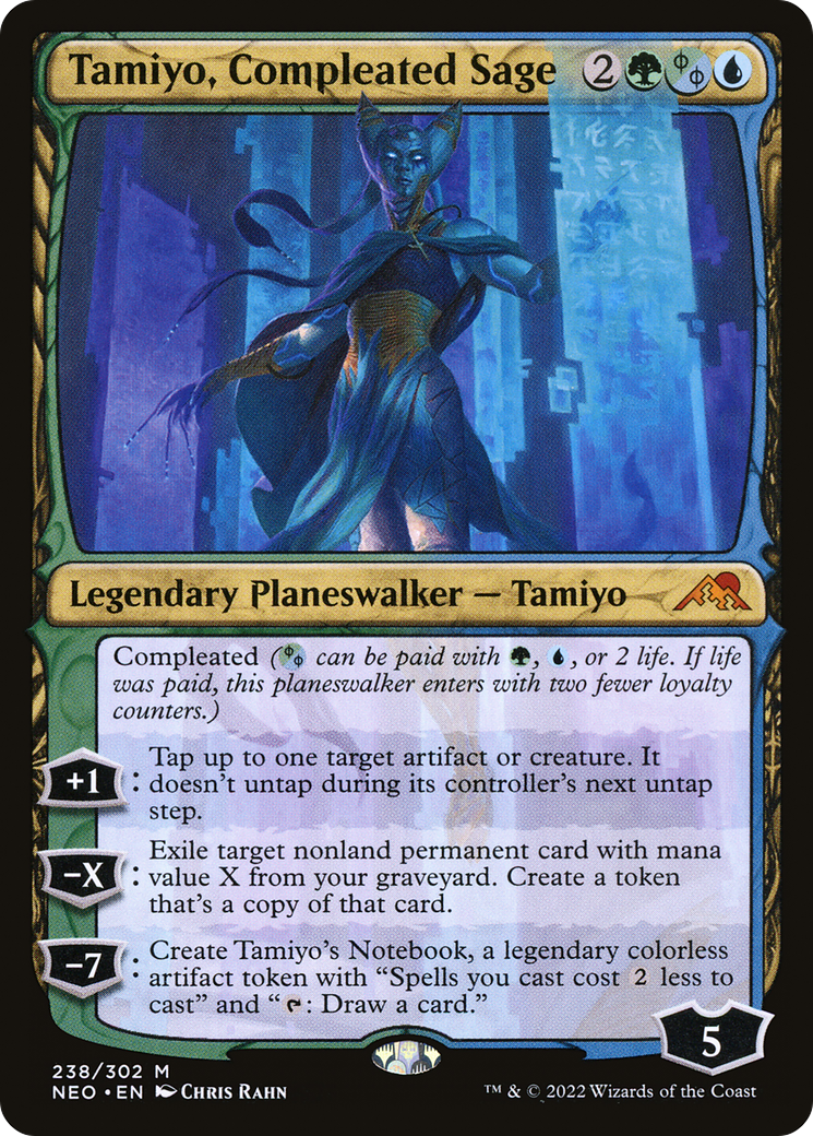 Tamiyo, Compleated Sage (NEO-238) - Kamigawa: Neon Dynasty Foil - Premium MTG Single from Wizards of the Coast - Just $0.29! Shop now at Game Crave Tournament Store