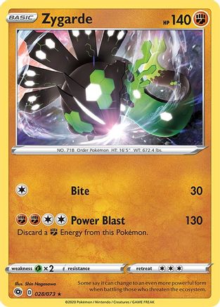 Zygarde 28/73 - Champions Path Holofoil - Premium Pokemon Single from Nintendo - Just $0.50! Shop now at Game Crave Tournament Store
