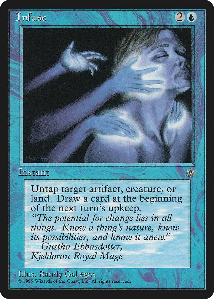 Infuse (ICE-080) - Ice Age - Premium MTG Single from Wizards of the Coast - Just $0.25! Shop now at Game Crave Tournament Store
