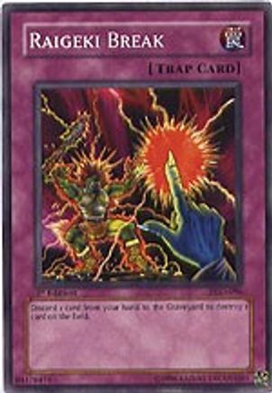 Raigeki Break (PGD-096) - Pharaonic Guardian 1st Edition - Premium Yugioh Single from Konami - Just $5.14! Shop now at Game Crave Tournament Store