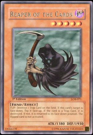 Reaper of the Cards (LOB-071) - The Legend of Blue Eyes White Dragon Unlimited - Premium Yugioh Single from Konami - Just $0.41! Shop now at Game Crave Tournament Store