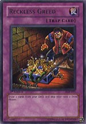 Reckless Greed (PGD-051) - Pharaonic Guardian 1st Edition - Premium Yugioh Single from Konami - Just $2.16! Shop now at Game Crave Tournament Store