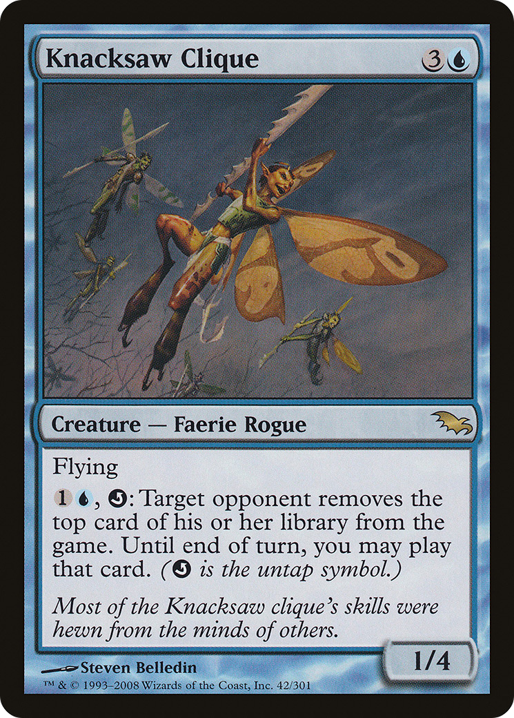 Knacksaw Clique (SHM-042) - Shadowmoor - Premium MTG Single from Wizards of the Coast - Just $0.68! Shop now at Game Crave Tournament Store