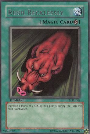Rush Recklessly (MRL-043) - Magic Ruler Unlimited - Premium Yugioh Single from Konami - Just $0.25! Shop now at Game Crave Tournament Store