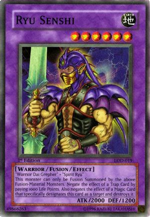 Ryu Senshi (LOD-019) - Legacy of Darkness 1st Edition - Premium Yugioh Single from Konami - Just $5.22! Shop now at Game Crave Tournament Store