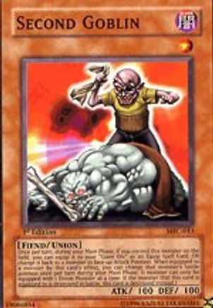 Second Goblin (MFC-013) - Magician's Force 1st Edition - Premium Yugioh Single from Konami - Just $0.25! Shop now at Game Crave Tournament Store