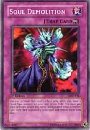 Soul Demolition (LOD-014) - Legacy of Darkness 1st Edition - Premium Yugioh Single from Konami - Just $0.25! Shop now at Game Crave Tournament Store