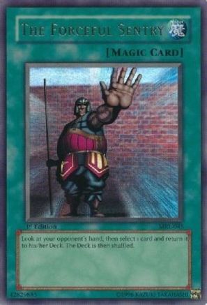 The Forceful Sentry (MRL-045) - Magic Ruler 1st Edition - Premium Yugioh Single from Konami - Just $15.26! Shop now at Game Crave Tournament Store