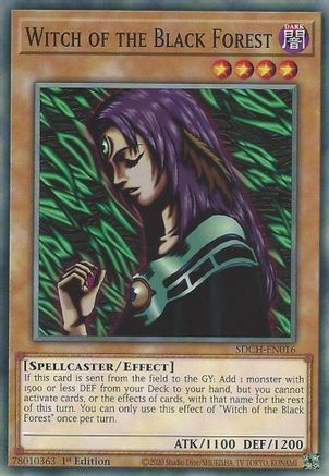 Witch of the Black Forest (SDCH-EN016) - Structure Deck: Spirit Charmers 1st Edition - Premium Yugioh Single from Konami - Just $0.25! Shop now at Game Crave Tournament Store