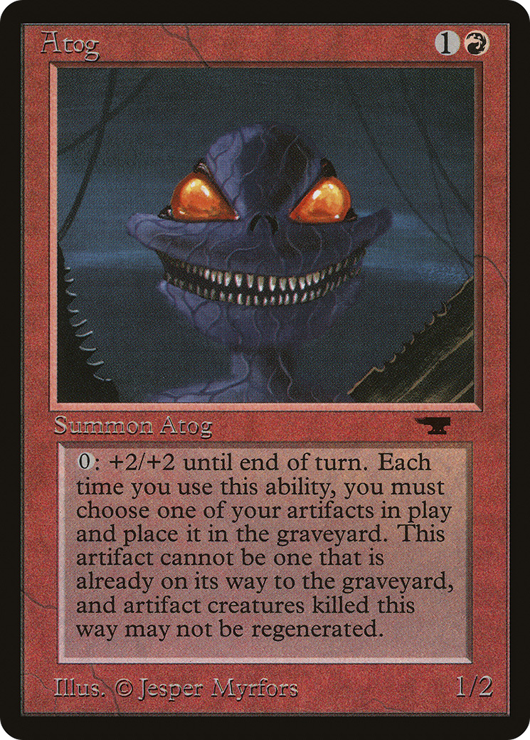 Atog (ATQ-023) - Antiquities - Premium MTG Single from Wizards of the Coast - Just $0.51! Shop now at Game Crave Tournament Store