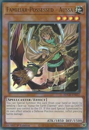 Familiar-Possessed - Aussa (Alternate Art) (SDCH-EN037) - Structure Deck: Spirit Charmers 1st Edition - Premium Yugioh Single from Konami - Just $0.78! Shop now at Game Crave Tournament Store