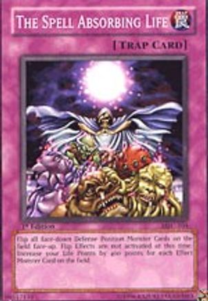 The Spell Absorbing Life (MFC-104) - Magician's Force 1st Edition - Premium Yugioh Single from Konami - Just $0.78! Shop now at Game Crave Tournament Store