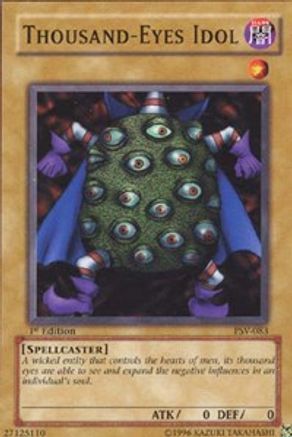 Thousand-Eyes Idol (PSV-083) - Pharaoh's Servant 1st Edition - Premium Yugioh Single from Konami - Just $1.46! Shop now at Game Crave Tournament Store