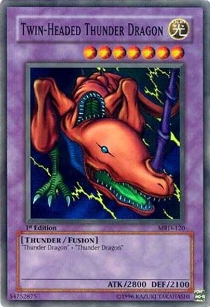 Twin-Headed Thunder Dragon (MRD-120) - Metal Raiders Unlimited - Premium Yugioh Single from Konami - Just $2.50! Shop now at Game Crave Tournament Store