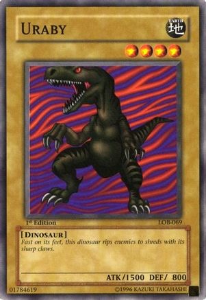 Uraby (LOB-069) - The Legend of Blue Eyes White Dragon 1st Edition - Premium Yugioh Single from Konami - Just $2.15! Shop now at Game Crave Tournament Store