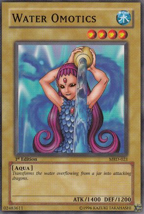 Water Omotics (MRD-021) - Metal Raiders 1st Edition - Premium Yugioh Single from Konami - Just $1.08! Shop now at Game Crave Tournament Store