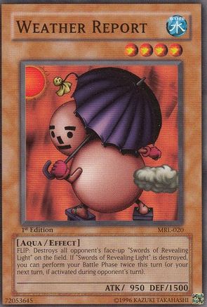 Weather Report (MRL-020) - Magic Ruler Unlimited - Premium Yugioh Single from Konami - Just $0.08! Shop now at Game Crave Tournament Store