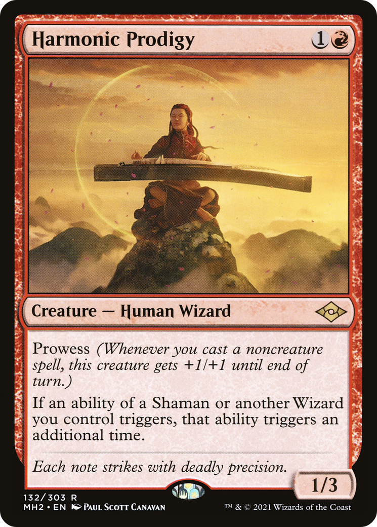 Harmonic Prodigy (MH2-132) - Modern Horizons 2 - Premium MTG Single from Wizards of the Coast - Just $2.88! Shop now at Game Crave Tournament Store