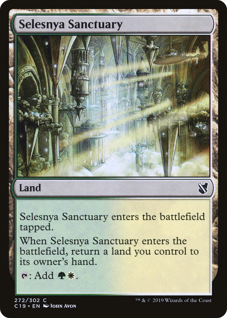 Selesnya Sanctuary (C19-272) - Commander 2019 - Premium MTG Single from Wizards of the Coast - Just $0.08! Shop now at Game Crave Tournament Store