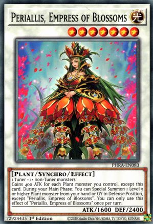 Periallis, Empress of Blossoms (PHRA-EN083) - Phantom Rage 1st Edition - Premium Yugioh Single from Konami - Just $0.25! Shop now at Game Crave Tournament Store
