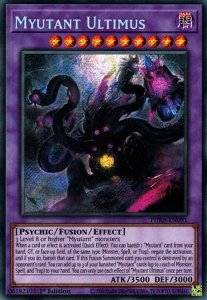 Myutant Ultimus (PHRA-EN091) - Phantom Rage 1st Edition - Premium Yugioh Single from Konami - Just $1.33! Shop now at Game Crave Tournament Store