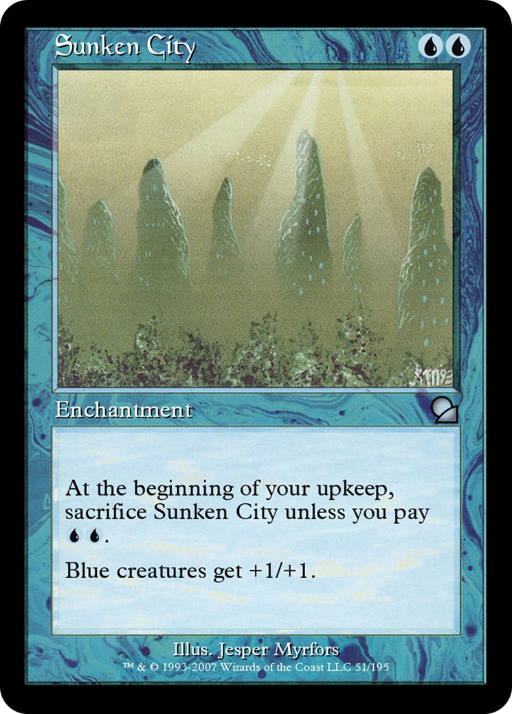 Sunken City (ME1-051) - Masters Edition Foil - Premium MTG Single from Wizards of the Coast - Just $0! Shop now at Game Crave Tournament Store