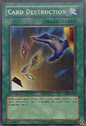 Card Destruction (SDY-042) - Starter Deck: Yugi 1st Edition - Premium Yugioh Single from Konami - Just $9.59! Shop now at Game Crave Tournament Store