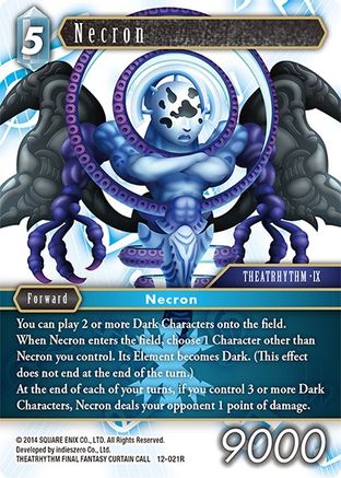 Necron (OPUS XII) Foil - Premium Final Fantasy Single from Opus XII - Just $0.56! Shop now at Game Crave Tournament Store