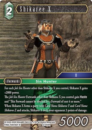 Shikaree X (OPUS XII) Foil - Premium Final Fantasy Single from Opus XII - Just $0.78! Shop now at Game Crave Tournament Store