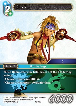 Rikku (OPUS XII) Foil - Premium Final Fantasy Single from Opus XII - Just $0.35! Shop now at Game Crave Tournament Store