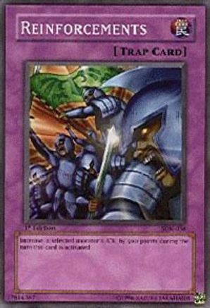 Reinforcements (SDK-038) - Starter Deck: Kaiba 1st Edition - Premium Yugioh Single from Konami - Just $0.71! Shop now at Game Crave Tournament Store