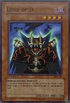 Lord of D. (SDK-041) - Starter Deck: Kaiba 1st Edition - Premium Yugioh Single from Konami - Just $15.18! Shop now at Game Crave Tournament Store