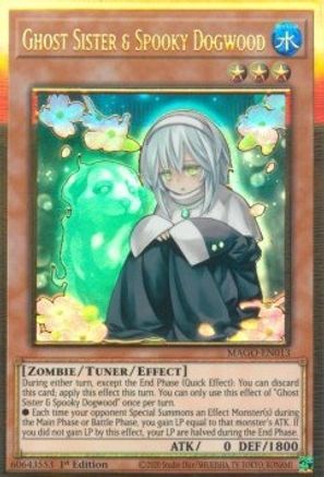 Ghost Sister & Spooky Dogwood (MAGO-EN013) - Maximum Gold 1st Edition - Premium Yugioh Single from Konami - Just $0.17! Shop now at Game Crave Tournament Store