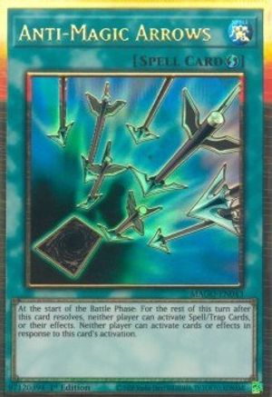 Anti-Magic Arrows (MAGO-EN043) - Maximum Gold 1st Edition - Premium Yugioh Single from Konami - Just $0.28! Shop now at Game Crave Tournament Store