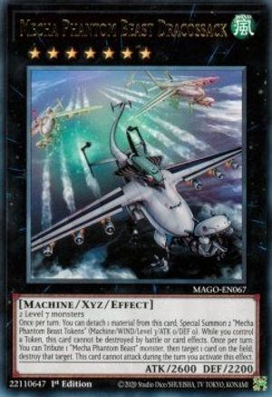 Mecha Phantom Beast Dracossack (MAGO-EN067) - Maximum Gold 1st Edition - Premium Yugioh Single from Konami - Just $0.57! Shop now at Game Crave Tournament Store