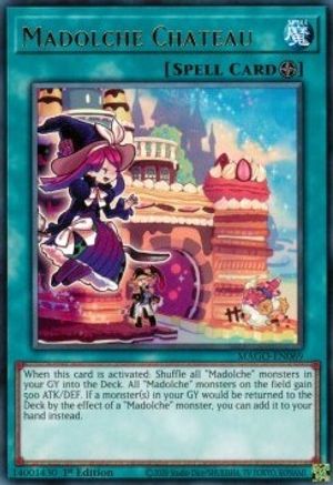 Madolche Chateau (MAGO-EN069) - Maximum Gold 1st Edition - Premium Yugioh Single from Konami - Just $0.25! Shop now at Game Crave Tournament Store