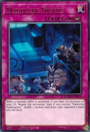 Madolche Nights (MAGO-EN070) - Maximum Gold 1st Edition - Premium Yugioh Single from Konami - Just $0.25! Shop now at Game Crave Tournament Store