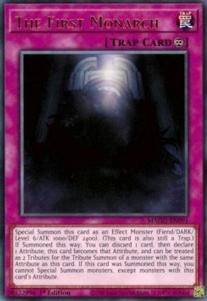 The First Monarch (MAGO-EN091) - Maximum Gold 1st Edition - Premium Yugioh Single from Konami - Just $0.25! Shop now at Game Crave Tournament Store