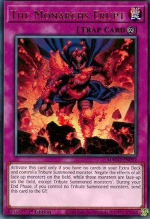 The Monarchs Erupt (MAGO-EN092) - Maximum Gold 1st Edition - Premium Yugioh Single from Konami - Just $0.08! Shop now at Game Crave Tournament Store
