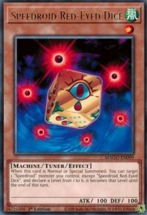 Speedroid Red-Eyed Dice (MAGO-EN099) - Maximum Gold 1st Edition - Premium Yugioh Single from Konami - Just $0.25! Shop now at Game Crave Tournament Store
