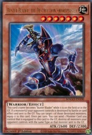 Buster Blader, the Destruction Swordmaster (MAGO-EN100) - Maximum Gold 1st Edition - Premium Yugioh Single from Konami - Just $0.66! Shop now at Game Crave Tournament Store