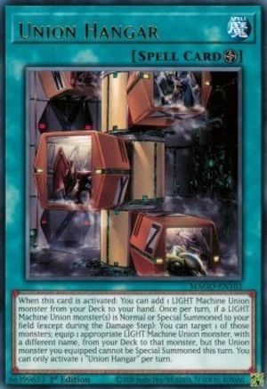 Union Hangar (MAGO-EN103) - Maximum Gold 1st Edition - Premium Yugioh Single from Konami - Just $0.24! Shop now at Game Crave Tournament Store
