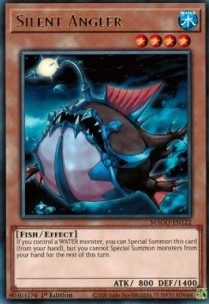 Silent Angler (MAGO-EN122) - Maximum Gold 1st Edition - Premium Yugioh Single from Konami - Just $0.25! Shop now at Game Crave Tournament Store