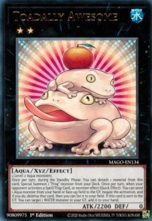 Toadally Awesome (MAGO-EN134) - Maximum Gold 1st Edition - Premium Yugioh Single from Konami - Just $0.84! Shop now at Game Crave Tournament Store