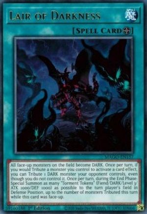 Lair of Darkness (MAGO-EN157) - Maximum Gold 1st Edition - Premium Yugioh Single from Konami - Just $0.23! Shop now at Game Crave Tournament Store